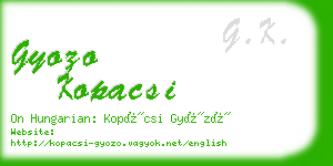 gyozo kopacsi business card